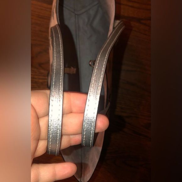 KATE SPADE X Disney Silver Mickey Mouse Embossed Shoulder Bag Tote - Picture 5 of 17